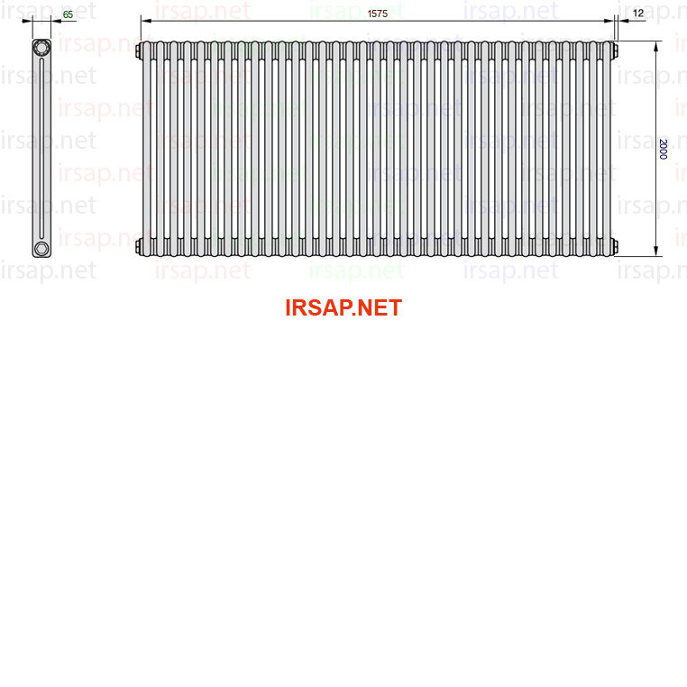 Радиатор IRSAP Tesi 22000/35 T12 CL 01